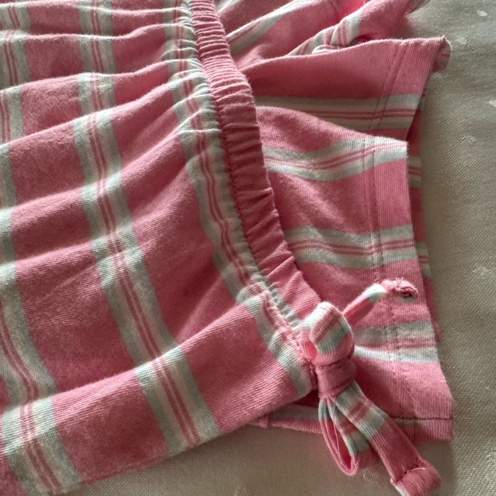 NWT Old Navy Pink and White Striped Girls Set with Lobster Applique - Picture 6 of 8